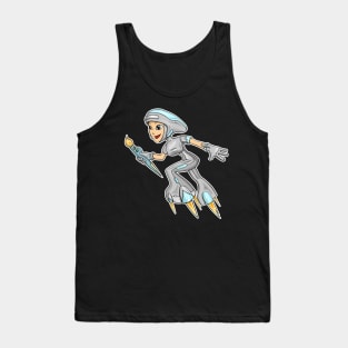 Astronaut Artgirl Tank Top